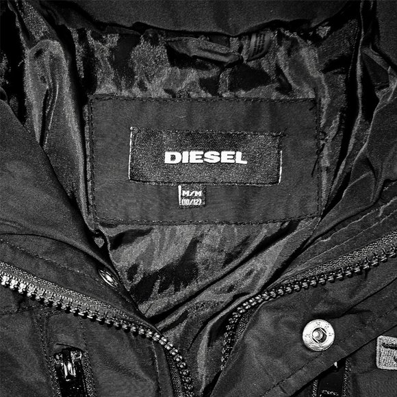 Diesel Puffer Jacket M-10/12 - Picture 4 of 9